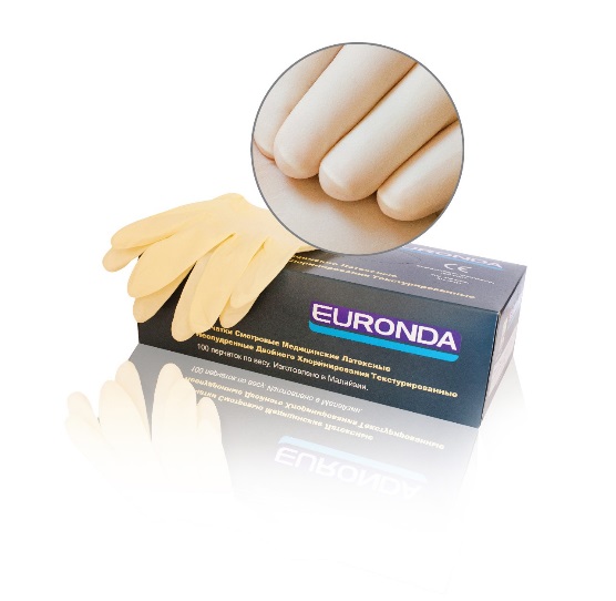 Перчатки однократного хлорирования, Single Euronda